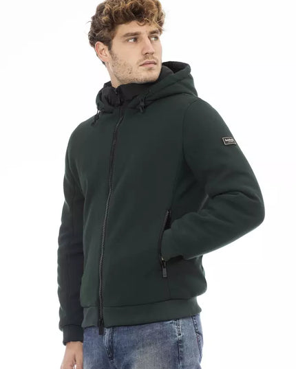 Baldinini Trend Green Polyester Men Jacket