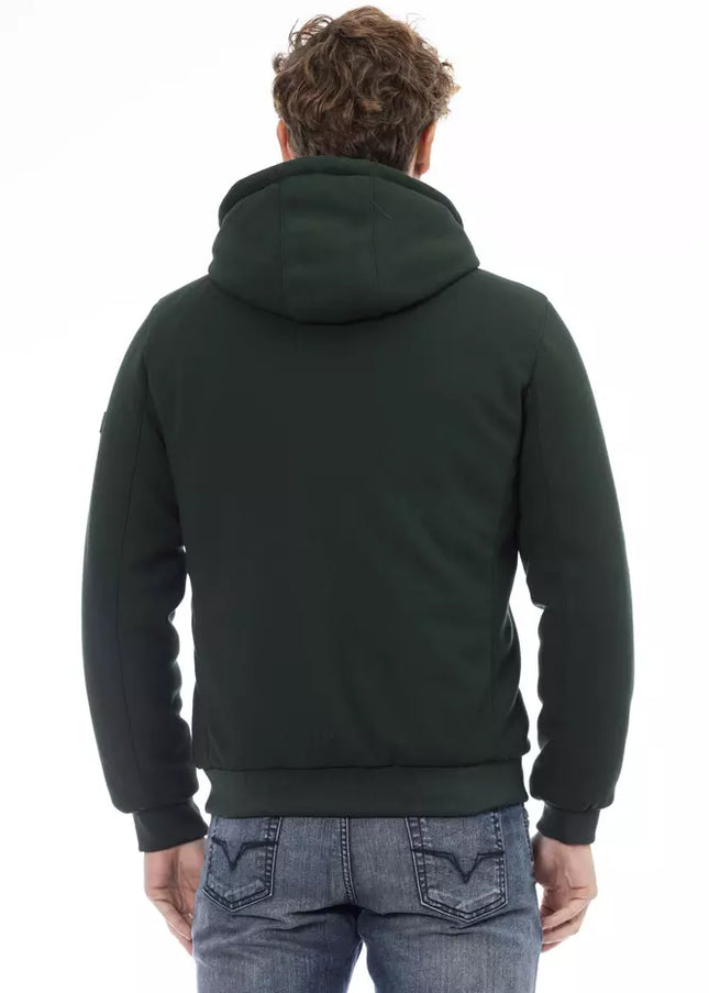 Baldinini Trend Green Polyester Men Jacket