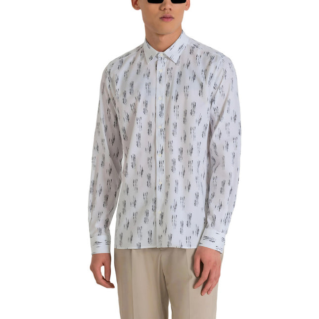 Antony Morato Men Shirt-Clothing Shirts-Antony Morato-white-44-Urbanheer