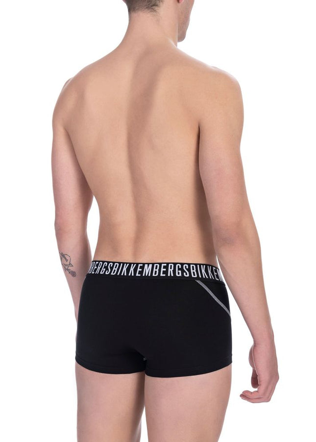 Bikkembergs "Black Cotton Men's Trunk Underwear Pack"