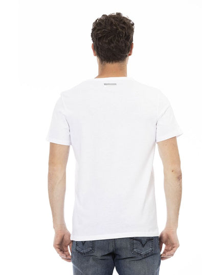 Bikkembergs White Cotton Men T-Shirt