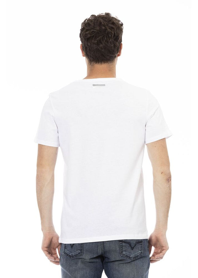 Bikkembergs White Cotton Men T-Shirt