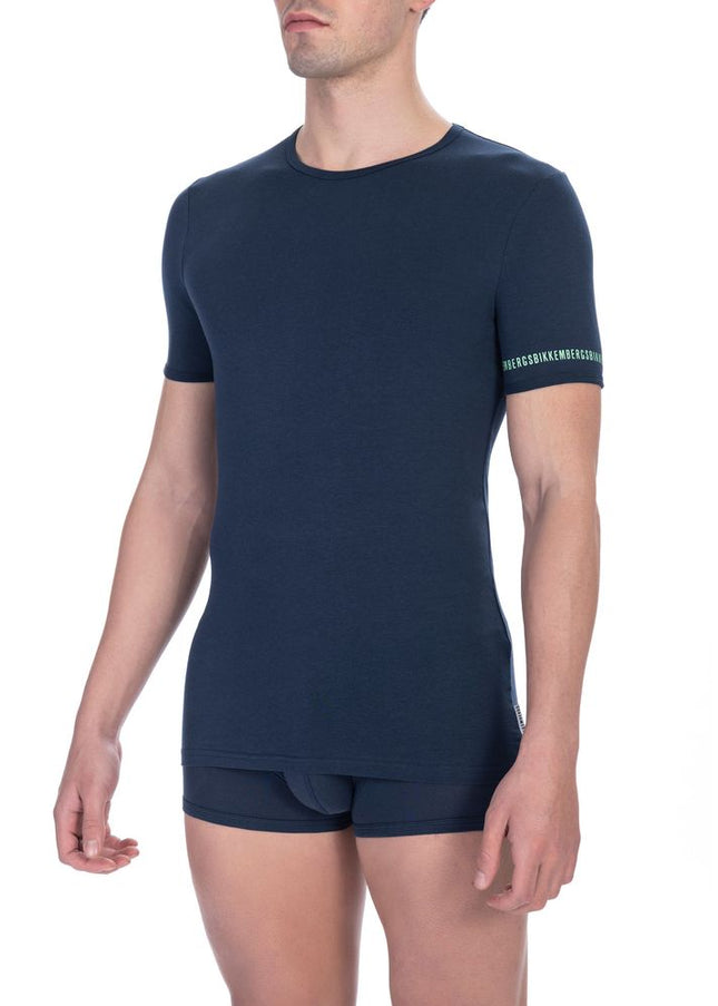 Bikkembergs Black Cotton Men T-Shirt