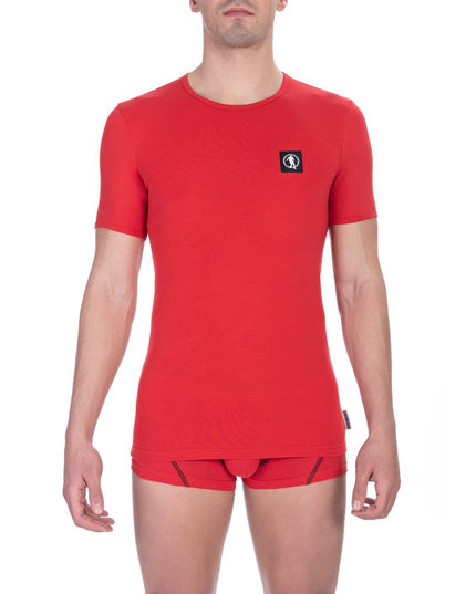 Bikkembergs "Red Cotton Men's T-Shirt"