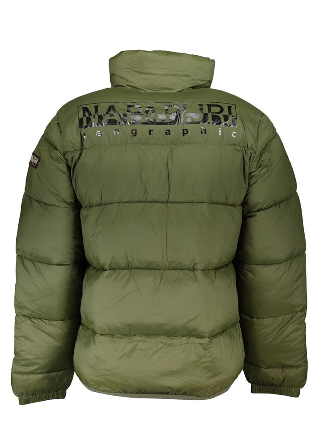 Napapijri Green Polyamide Men Jacket