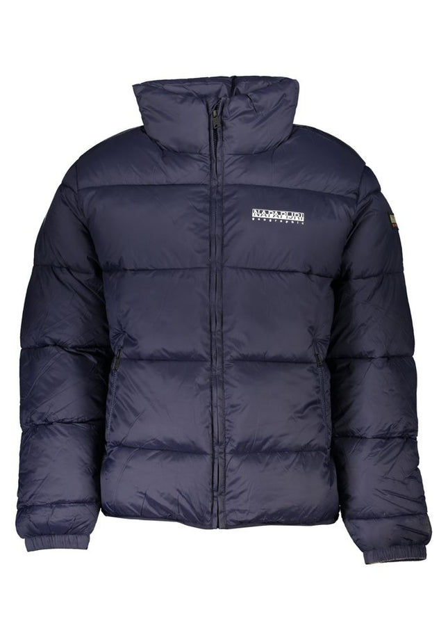 Napapijri Blue Polyamide Men Jacket