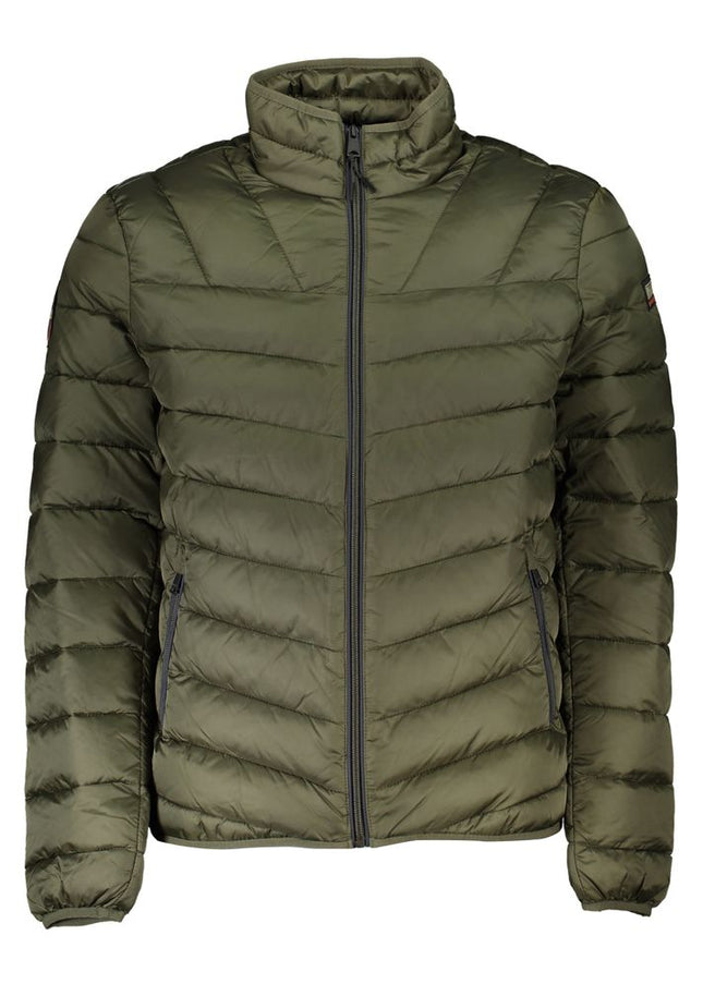 Napapijri Green Polyamide Men Jacket