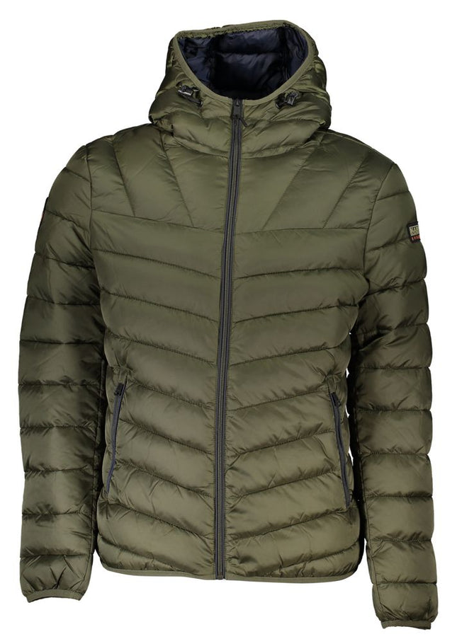 Napapijri Green Polyamide Men Jacket