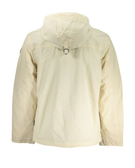 Napapijri Chic Beige Hooded Sports Jacket