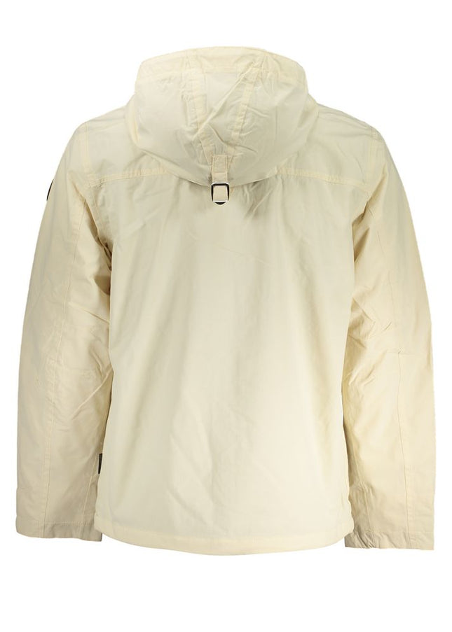 Napapijri Chic Beige Hooded Sports Jacket