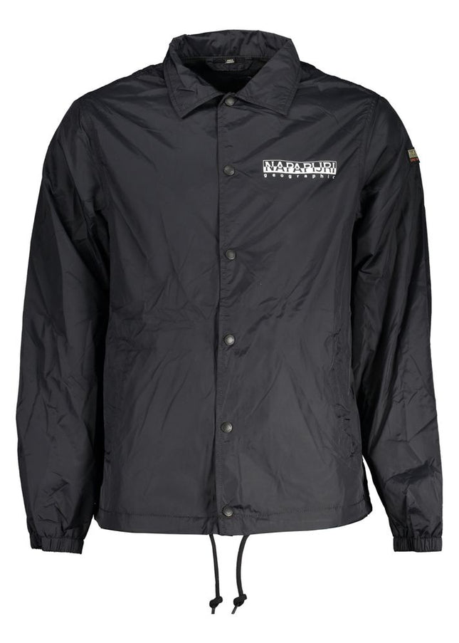 Napapijri Elegant Waterproof Sports Jacket with Contrast Details