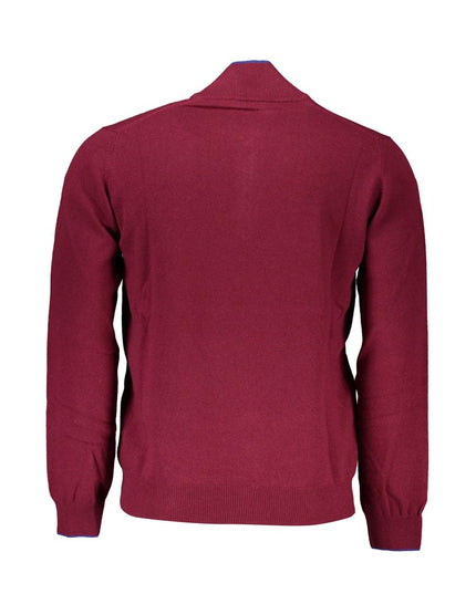 Harmont & Blaine Elegant Half-Zip Sweater with Embroidery Detail