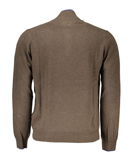 Harmont & Blaine Half-Zip Contrast Detail Sweater