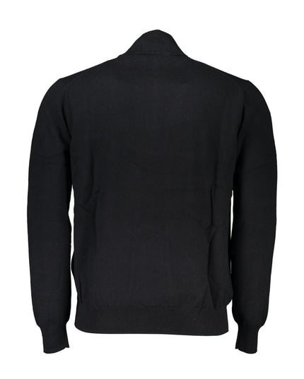 Harmont & Blaine Elegant Half-Zip Sweater with Embroidered Detail