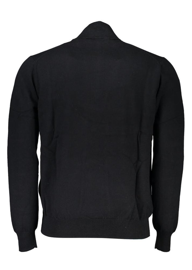 Harmont & Blaine Elegant Half-Zip Sweater with Embroidered Detail