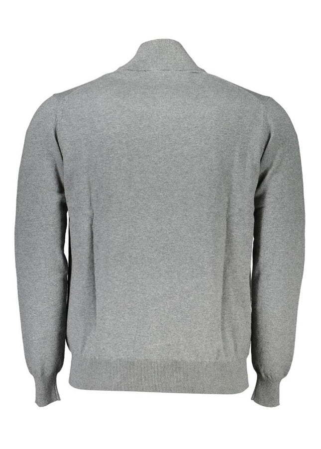 Harmont & Blaine Sophisticated Half-Zip Embroidered Sweater