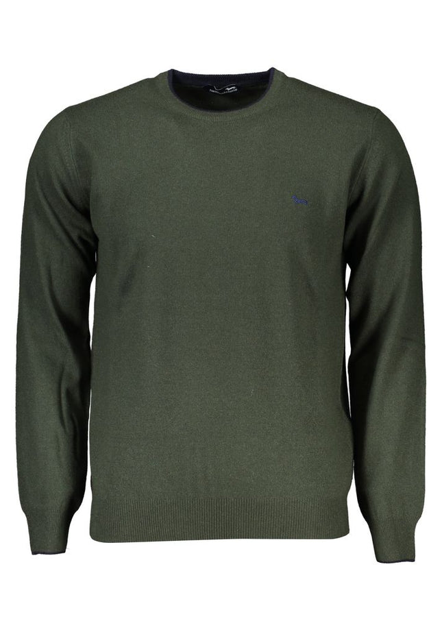 Harmont & Blaine Chic Green Crew Neck Designer Sweater