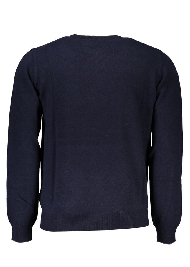 Harmont & Blaine Sophisticated Crew Neck Cashmere Blend Sweater