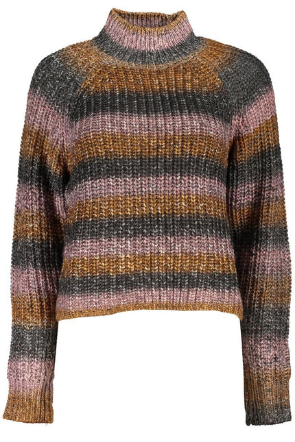 Desigual Chic Turtleneck Sweater with Contrast Details