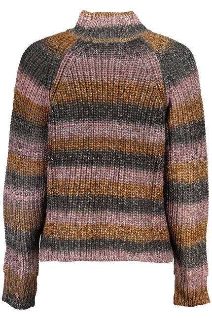 Desigual Chic Turtleneck Sweater with Contrast Details