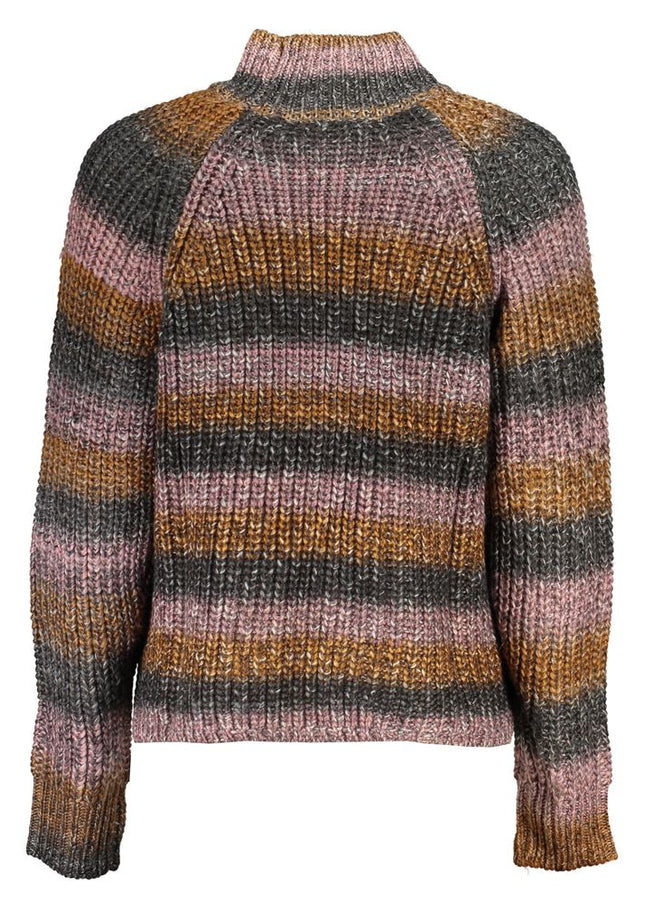 Desigual Chic Turtleneck Sweater with Contrast Details