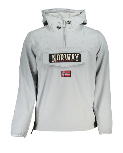 Norway 1963 Gray Soft Shell Hooded Jacket