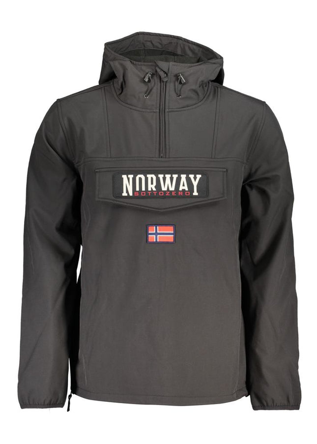 Norway 1963 Sleek Soft Shell Hooded Jacket for Men