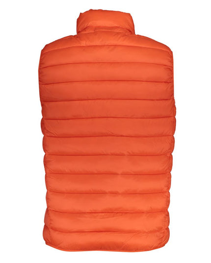 Norway 1963 Sleek Sleeveless Orange Polyamide Jacket