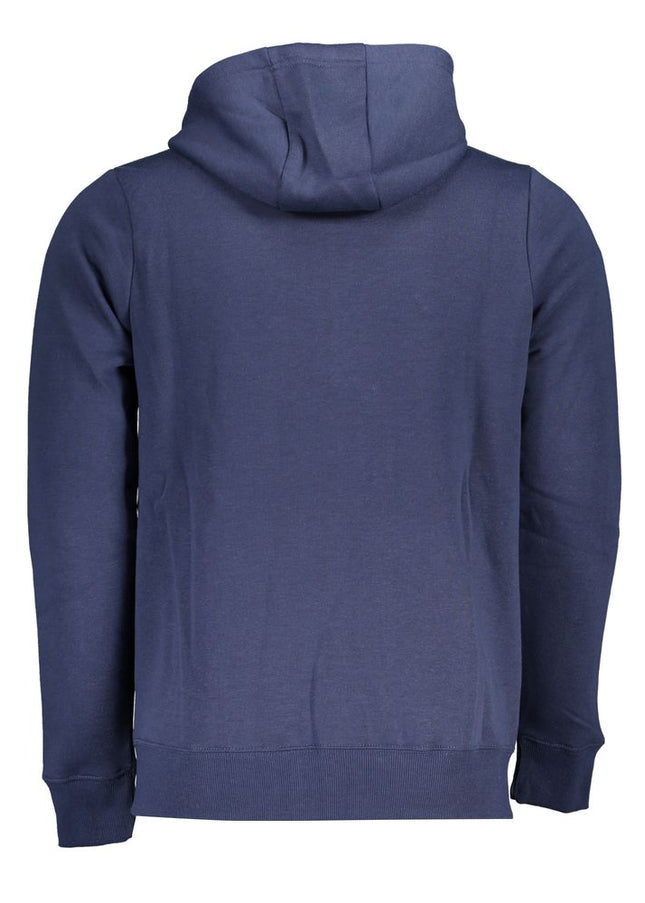 Norway 1963 Elevated Casual Hooded Sweatshirt in Blue