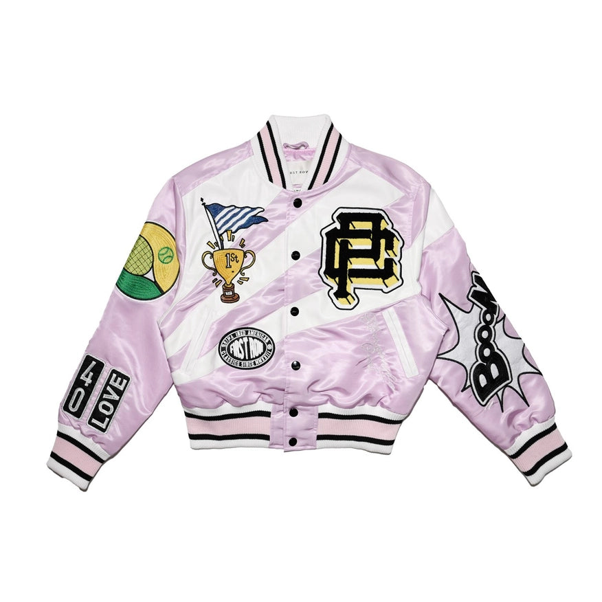 Tennis Varsity Jacket-Jacket-Vibrant M.i.U-S-Urbanheer