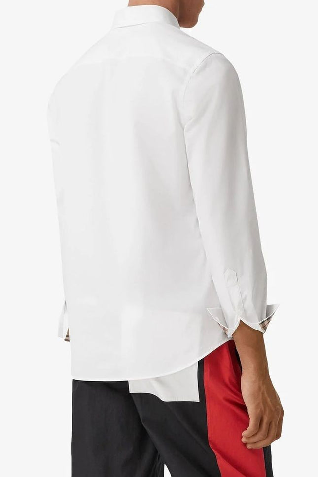 Burberry White Cotton Shirt