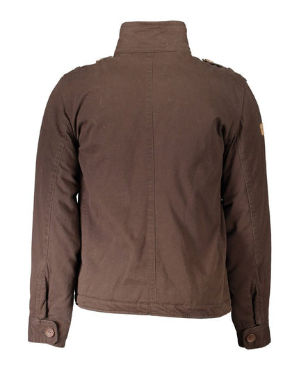 Eddy Wood Brown Polyester Jacket