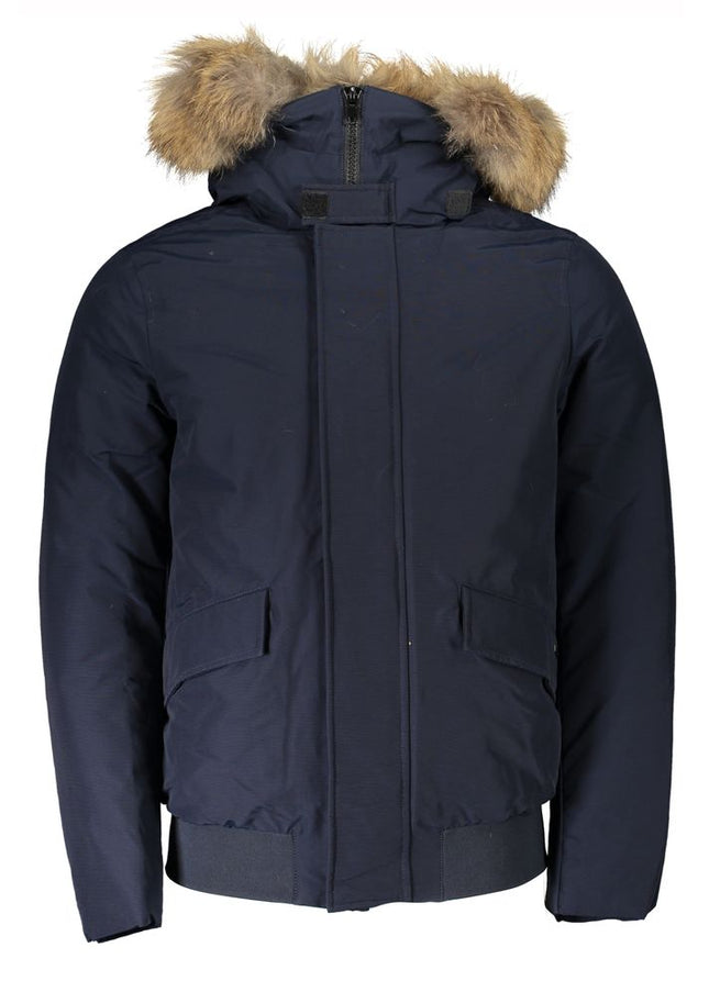 Woolrich Blue Cotton Jacket