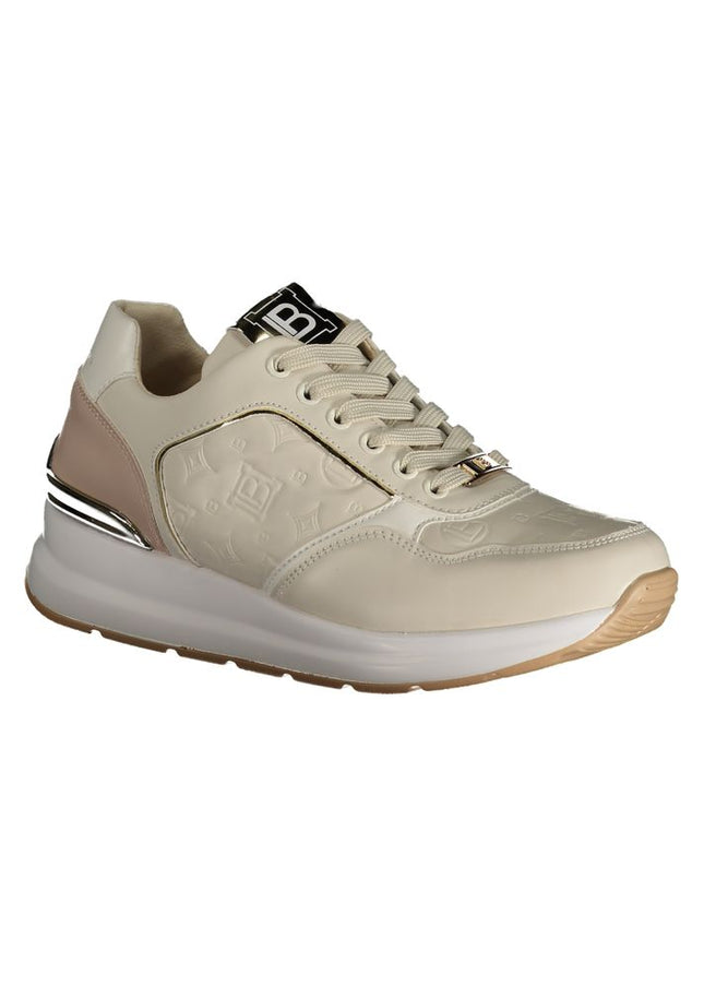 Laura Biagiotti Beige Polyester Sneaker