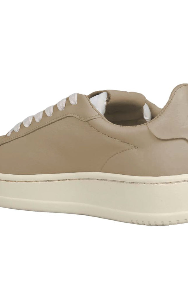 Autry Beige Leather Di Capra Sneaker