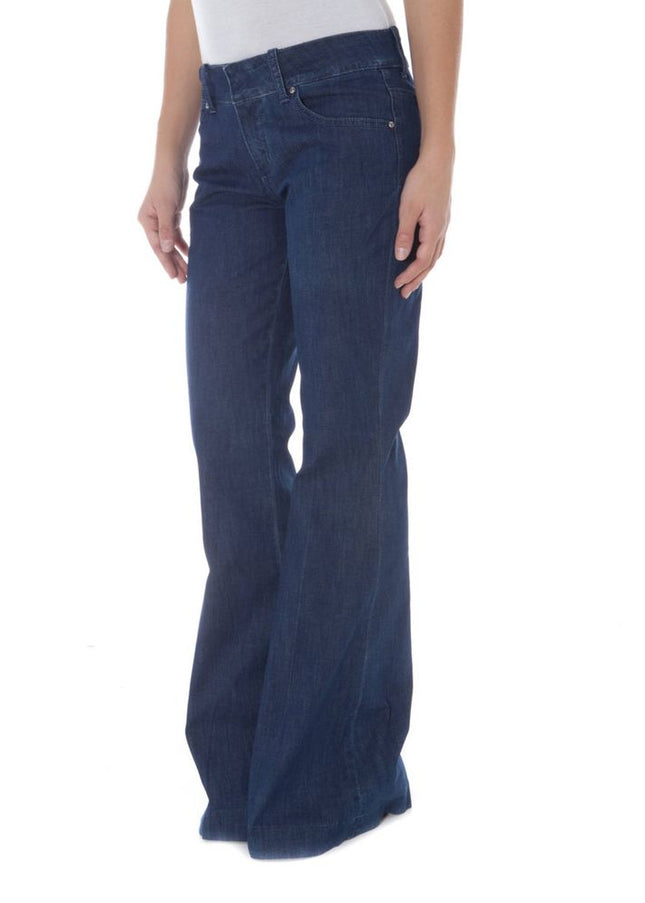 Phard Blue Cotton Jeans & Pant