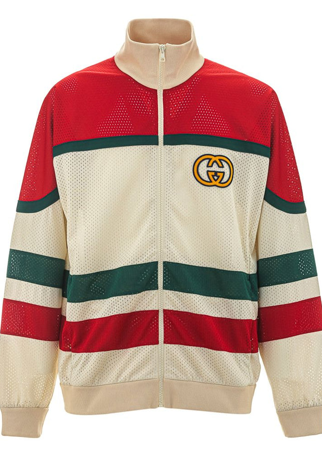 Gucci White Rete Jacket