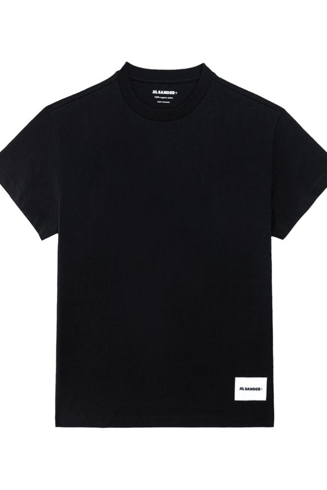 Jil Sander Black Cotton Organic T-Shirt