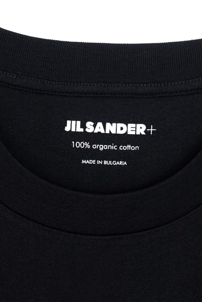 Jil Sander Black Cotton Organic T-Shirt