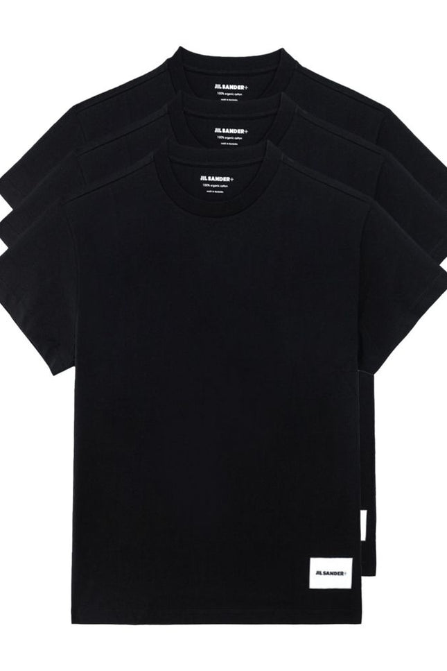 Jil Sander Black Cotton Organic T-Shirt