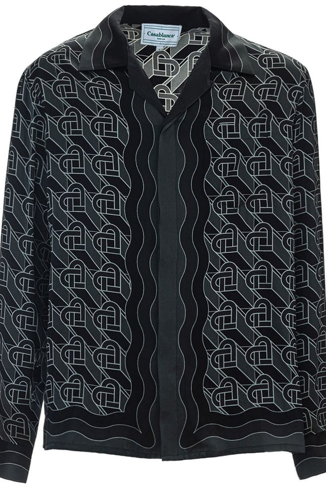 Casablanca Black Silk Shirt