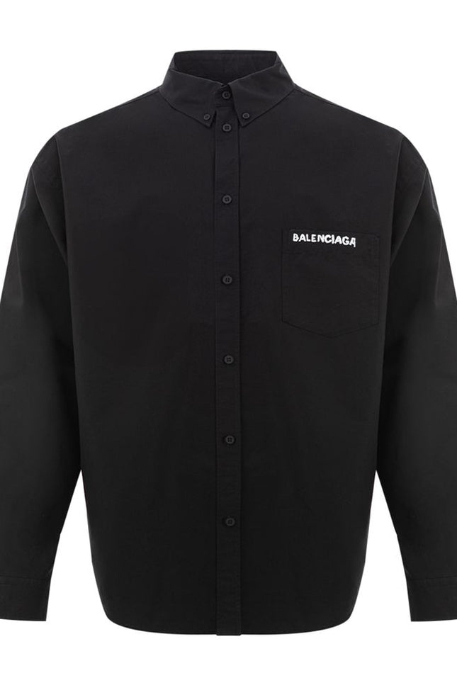 Balenciaga Black Cotton Shirt