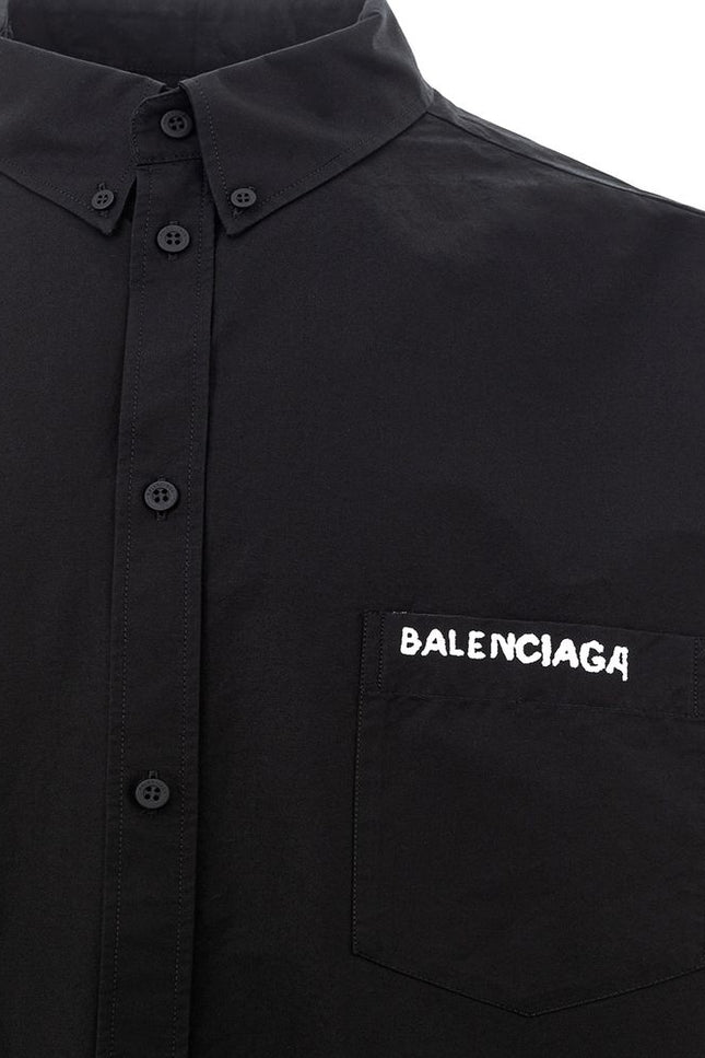 Balenciaga Black Cotton Shirt