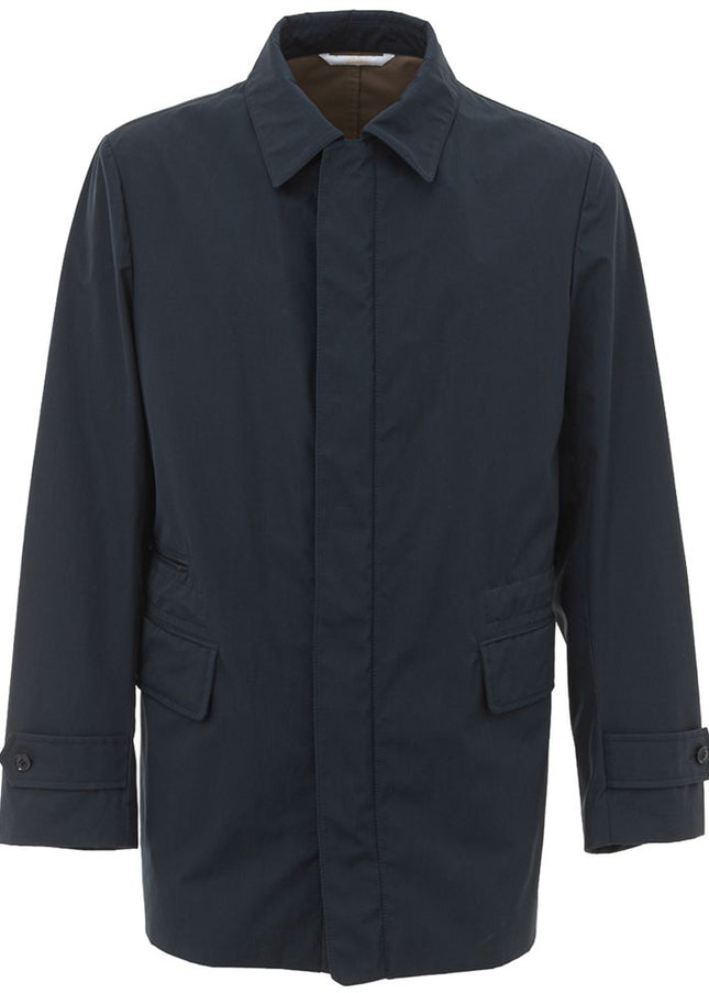 Brioni Blue Cotton Jacket