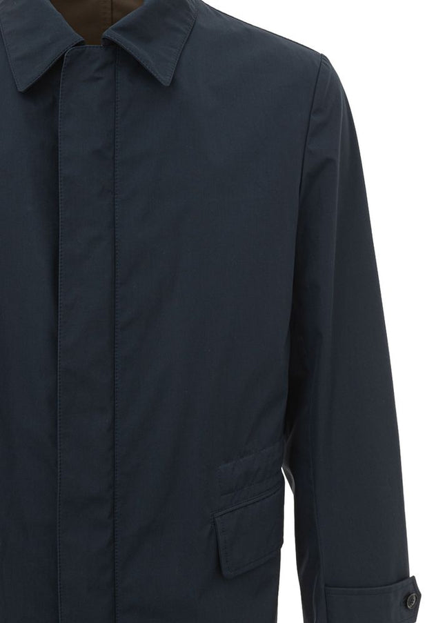 Brioni Blue Cotton Jacket