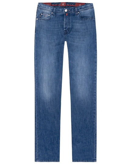 Tramarossa Blue Cotton Men's Jeans