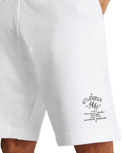 Givenchy White Cotton Short