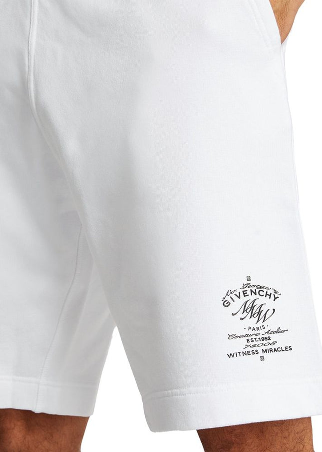 Givenchy White Cotton Short