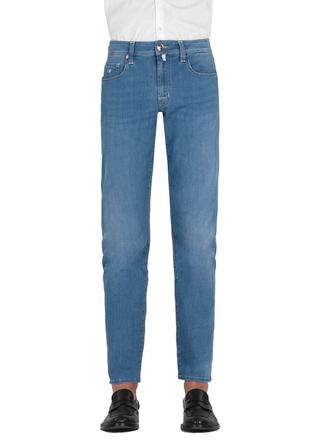 Tramarossa Light Blue Cotton Jeans & Pant