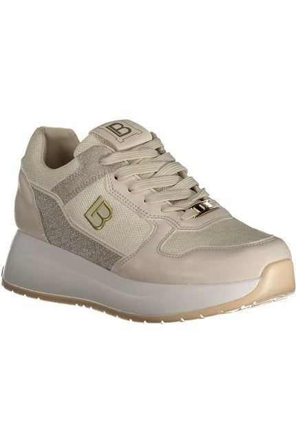 Laura Biagiotti Beige Polyester Sneaker